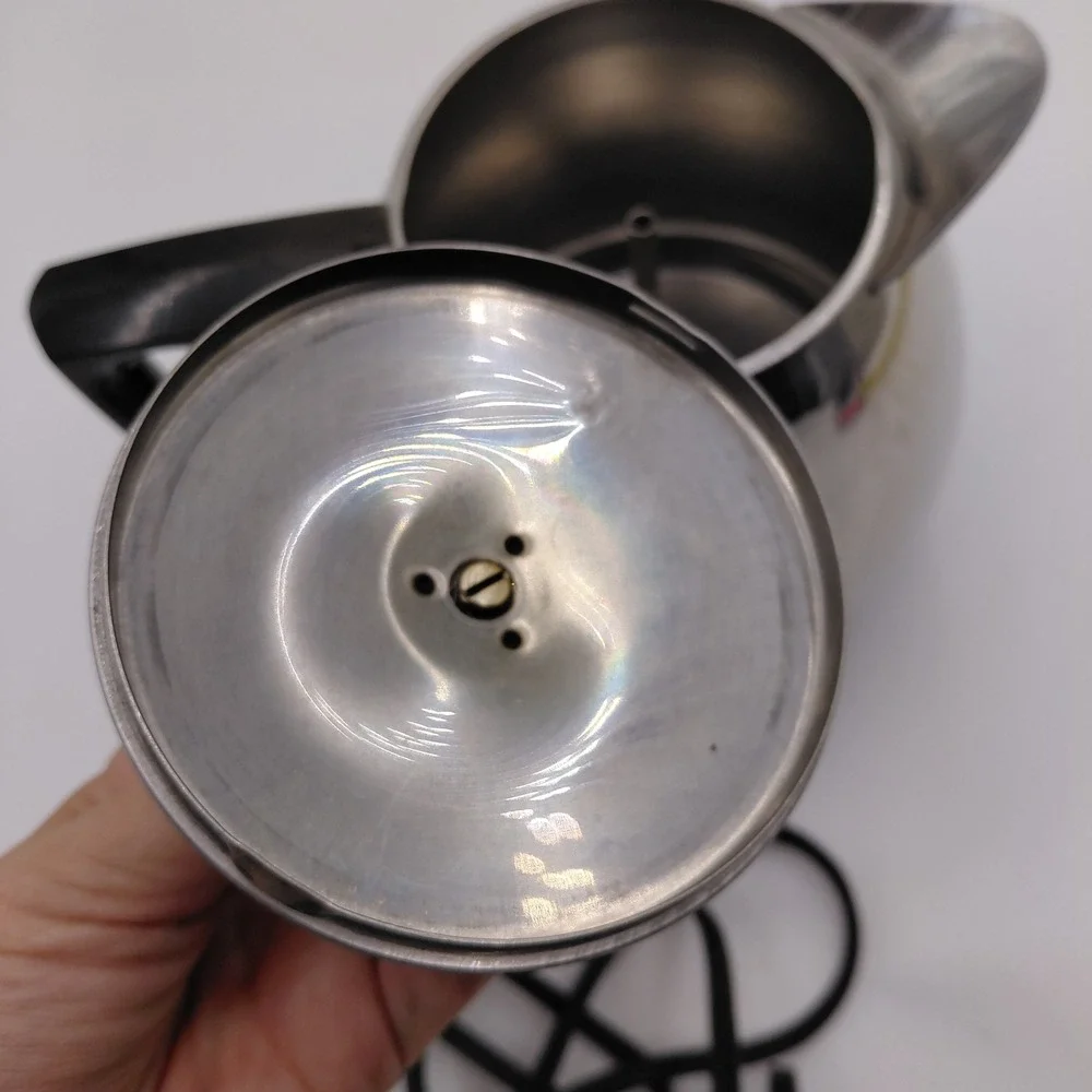 Vintage Jet-O-Mat Model 10 Automatic Coffeemaker Stainless Steel Percolator USA